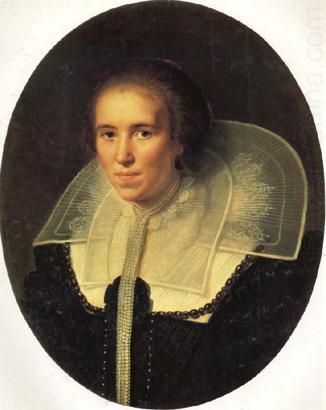 Portrait of a Young Woman with a String of Pearls, MOREELSE, Paulus